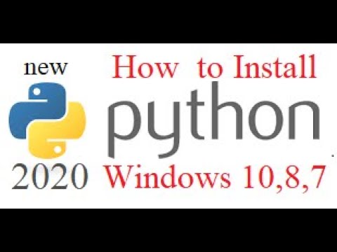 How to Download and Install Python 3.8.2 on Windows 10,8,7