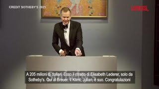 Opera di Klimt venduta all'asta per 236 milioni