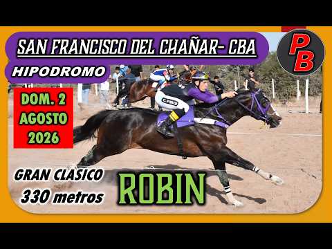ROBIN: CLASICO HIPODROMO SAN FRANCISCO DEL CHAÑAR - CORDOBA (02-08-2026)
