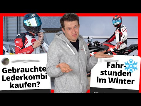 Gebrauchte Lederkombi kaufen?! Meinung zu X-Lite, praktische Prüfung im Winter uvm! #FragMarc #QandA
