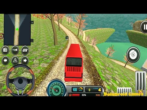 Uphill Offroad Bus Driving Sim #1 - Bus Driving Simulator - Android Gameplay FHD