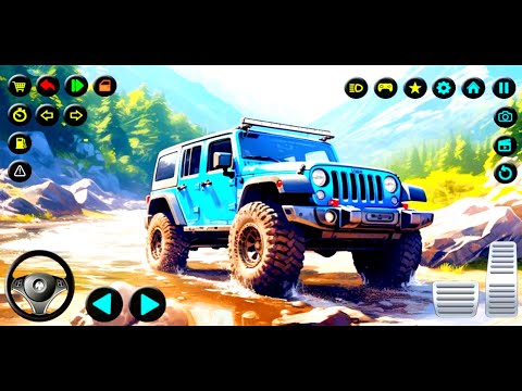 Off Road 4×4 Prado Jeep Driving 3D Simulator | Off Road 4×4 Driving Simulator _New Car | Car Game