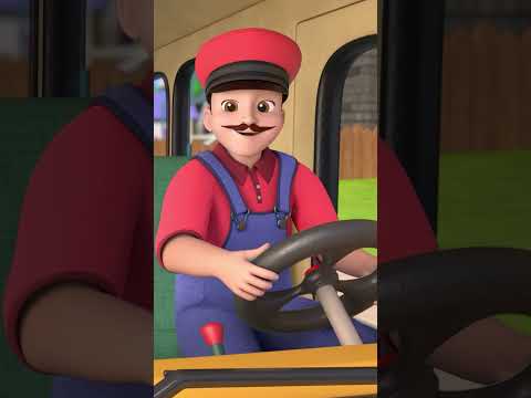 Wheels On The Bus Go Round and Round | Nursery Rhymes & Kids Songs | NuNu Tv  #babysongs #rhymes