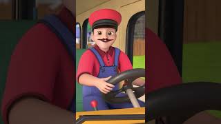 Wheels On The Bus Go Round and Round | Nursery Rhymes &amp; Kids Songs | NuNu Tv  #babysongs #rhymes