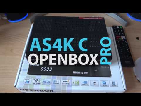 4K ресивер OPENBOX AS4K CI PRO настройка НТВ+Триколор