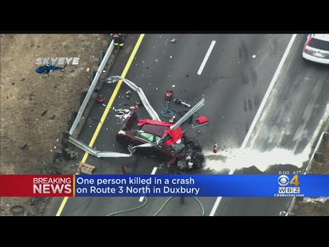 Driver Dies After Crashing Into Guardrail On Route 3 In Duxbury