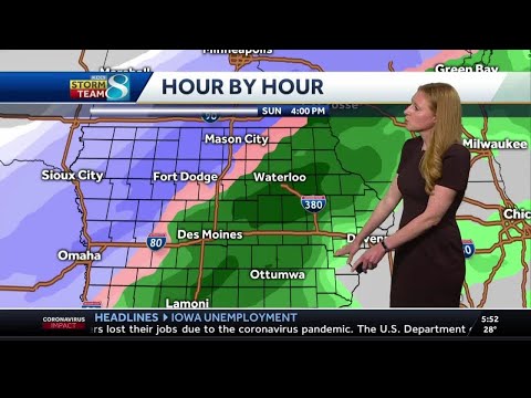 Incoming system brings rain and snow to Iowa this weekend