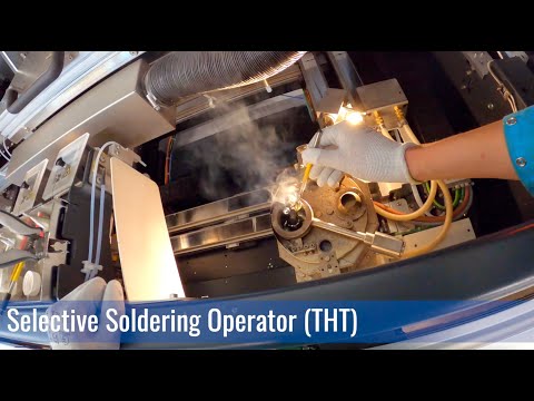 What Selective Soldering system operator do. Kurtz Ersa VERSAFLOW 4/55