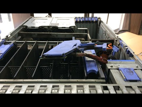 IBM x3850企业服务器维修一例，费了九牛二虎之力扛回来的，大家来看看是什么问题，注意听和看就能发现问题