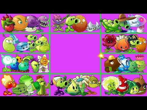 10 Teams 04 Plant Vs 03 Round Team Zombie - Who Is The Best - PvZ 2 Discovery