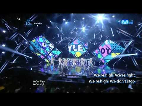 {FULL HD} [中字LIVE] 120621 Boyfriend - Love Style (M! Countdown)