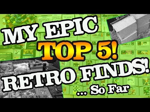 TOP 5 EPIC RETRO FINDS at Fleamarkets & Garage Sales!