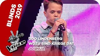 Udo Lindenberg - Wozu Sind Kriege Da? (Joshua) | Blinds | The Voice Kids 2019 | SAT.1