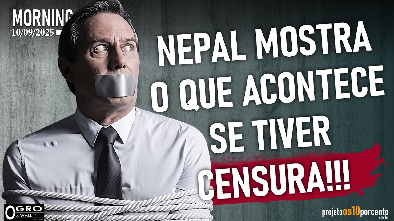 Morning Call - Quarta-feira, 10/09/2025 - Nepal mostra o que acontece se tiver censura!