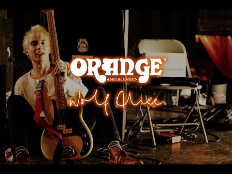 Theo Ellis of Wolf Alice and the Orange AD200B Bass Amp