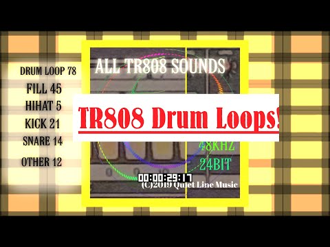 サンプルパック ドラムループ 808 Drum Loop
