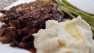 Salisbury Steak with Mushroom Gravy (TV Dinner)
