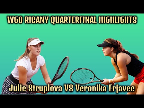 Veronika Erjavec VS Julie Struplova W60 Ricany Quarterfinal Highlights