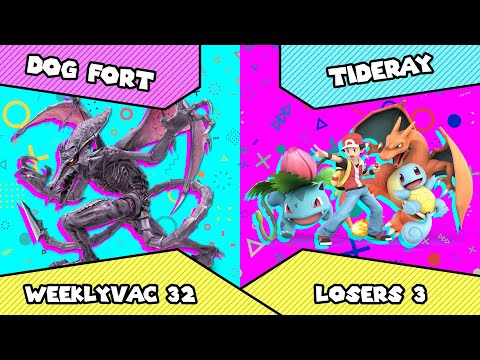 WeeklyVac 32 - SSBU - Dog Fort (Ridley) vs Tideray (Pokemon Trainer)