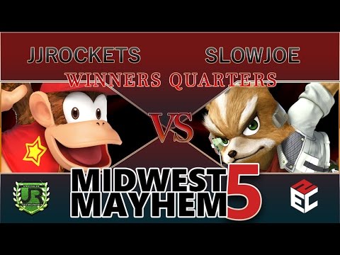 Midwest Mayhem 5 WINNERS QUARTERS - JJROCKETS (Diddy Kong) vs Slowjoe (Fox)