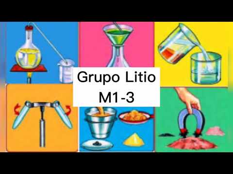Grupo Litio EXP#4 -Metodos de separacion quimico y fisico