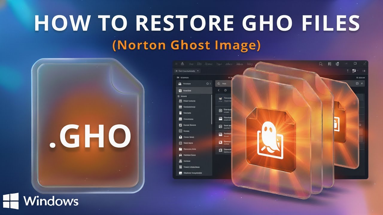 How to Restore GHO Files (Symantec Ghost)