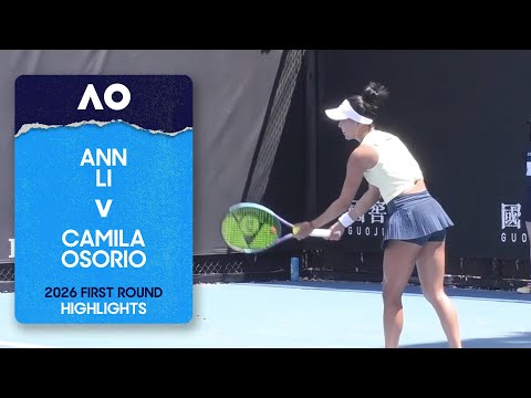 Ann Li v Camila Osorio Highlights | Australian Open 2026 First Round
