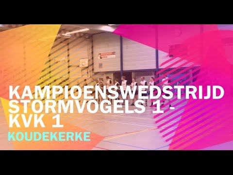 Kampioenswedstrijd Stormvogels 1 - KVK 1