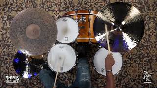 Video thumbnail for Meinl 22" Byzance Brilliant Heavy Hammered Ride Cymbal - 4201g (B22HHR-B-1071723R) by Memphis Drum Shop