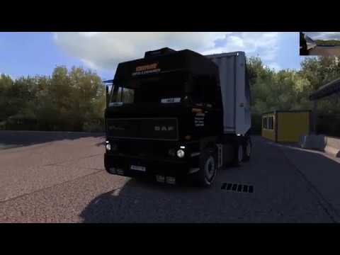 Unterwegs auf der Heilbronn Map mit dem DAF F241 ETS 2 1.34