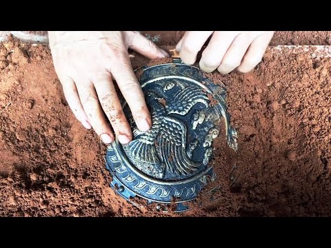 💡Lao Zhu pure hand-made a shield, extremely hard, real cow| Metal casting