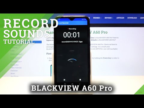 How to Record Sounds in BLACKVIEW A60 Pro – Use Sound Recorder