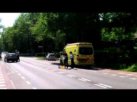 Ernstig ongeval Heerderweg - Auto vs Scootmobiel