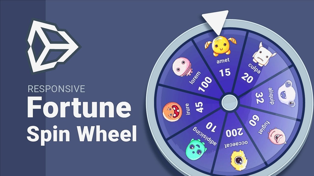 Responsive Fortune Spin Wheel - Unity Tutorial