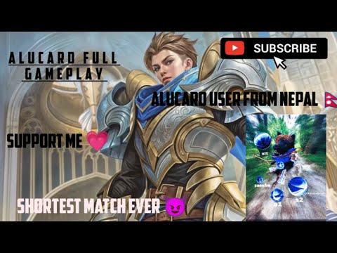 “Fastest Win Ever! Alucard Carry Ends Game in 9 Minutes 💪”