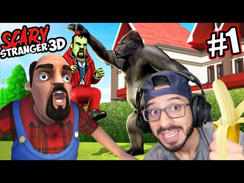 PRANKS AT MY EVIL NEIGHBOR'S HOUSE | Scary Stranger 3D Chapter 1 | Lucky Games