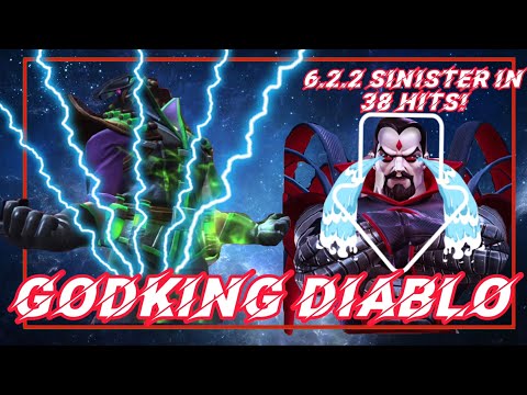 Diablo destroys 6.2.2 Mystic path and annihilates Mr sinister boss in 38 Hits!