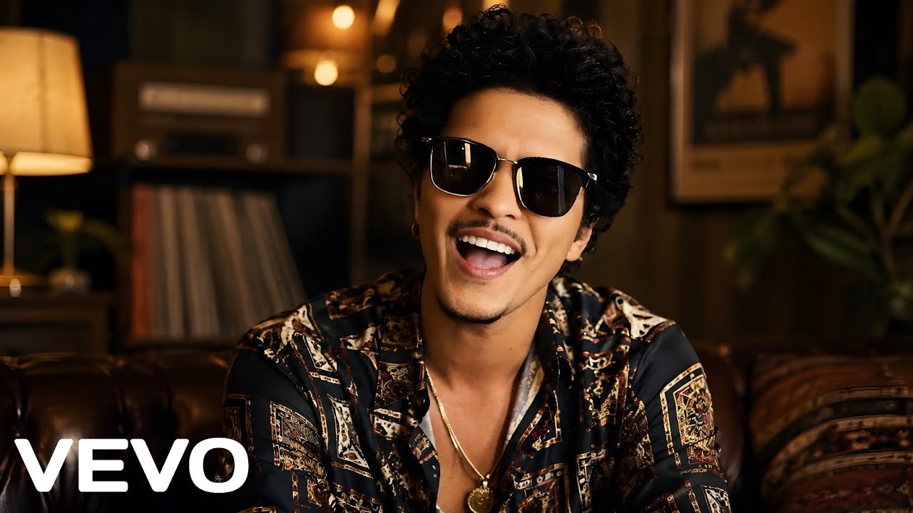 Bruno Mars - Jealous Of The Night ( Official Lyric Video ) 