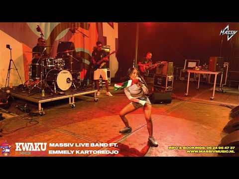 MASSIV LIVE BAND - 50 YEARS KWAKU - SHY GUY - EMMELY KARTOREDJO (FOUNDER OF XESSIONS) | DRUMCAM