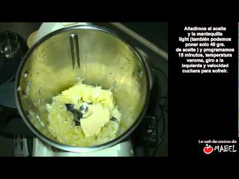 Tortilla de bacalao con thermomix