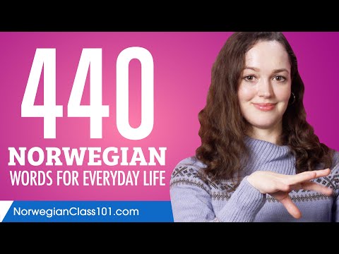 440 Norwegian Words for Everyday Life - Basic Vocabulary #22
