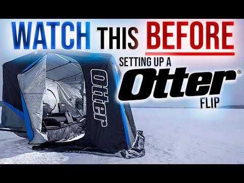 How To Set Up an OTTER FLIP ICE HUT!