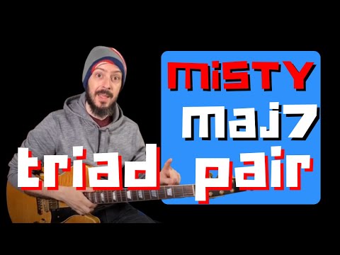 Misty: Maj7 Triad Pairs with Inner Voice Movement (Liquid Harmony) || Jazz Guitar Lessons Daily 50