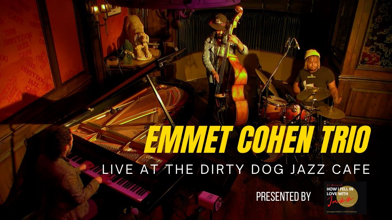 Emmet Cohen Trio Live at the Dirty Dog Jazz Cafe