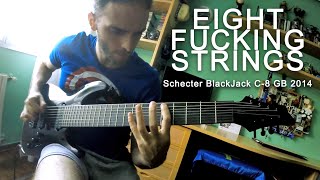 Video thumbnail for Schecter BlackJack C-8 GB 2014 guitar DEMO by Mike Stamper by Mike Stamper
