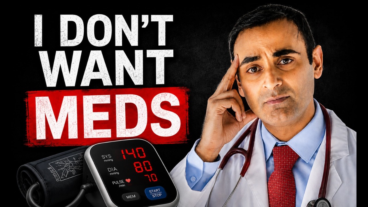 If I Had HIGH BLOOD PRESSURE: Here's EXACTLY What I'd Do To AVOID MEDS [5-POINT PLAN]