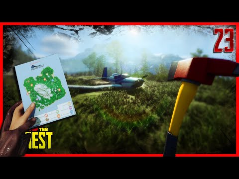 Sons Of The Forest S2 E23 | THE CRASHED PLANE! IS SOMEONE ON THE ISLAND?