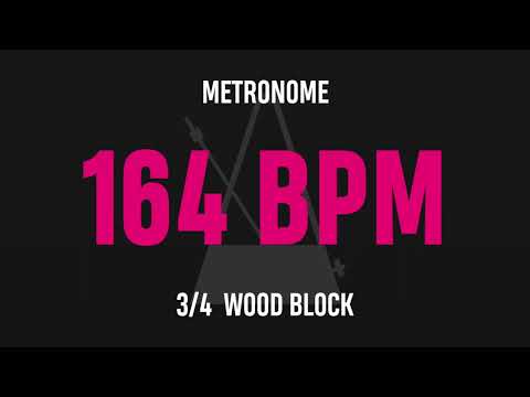 164 BPM 3/4 - Best Metronome (Sound : Wood block)