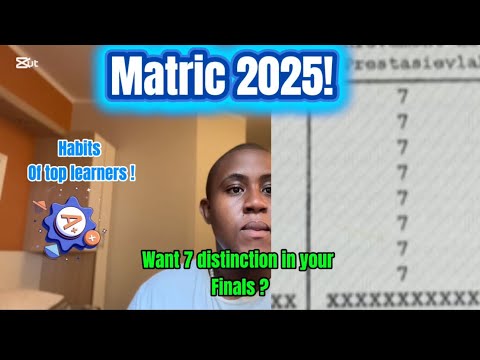 How to get 7 distinctions in your NSC EXAMS 2025! (Must watch)