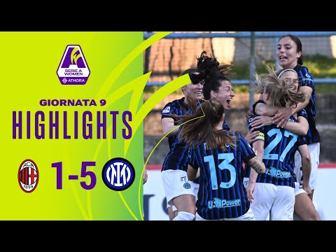 Milan-Inter 1-5 | Bugeja's hat trick is among the Nerazzurri's five goals | #SerieAWomenAthora